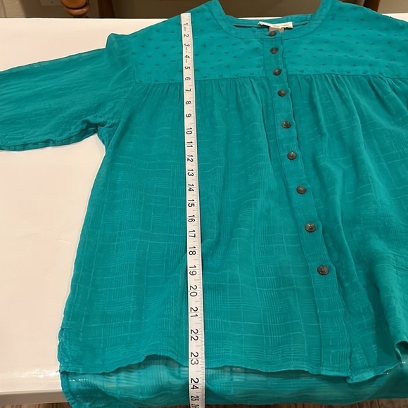 Pilcro and the Letterpress Anthropologie Button Down Blouse Size XS - Picture 13 of 16